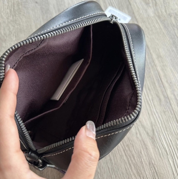 NWT Coach CN027 Disney Mini Jamie Camera Bag with Holiday Print Black Multi - Picture 4 of 4